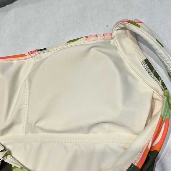 NEW Social Standard by Sanctuary Womens Button Front One-Piece Swimsuit Sz Large - Picture 8 of 10